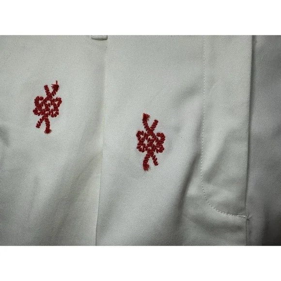 J Crew High-Rise Short With Nautical Knot‎ Embroidery Womens Size 16 AM960 - Picture 4 of 7